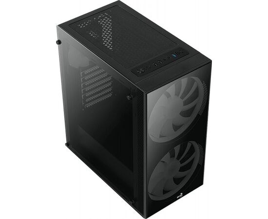  Корпус Aerocool Python-G-BK-v1 черный (PYTHON-G-BK-V1) без БП ATX 1x120mm 2x200mm 2xUSB2.0 1xUSB3.0 audio bott PSU 