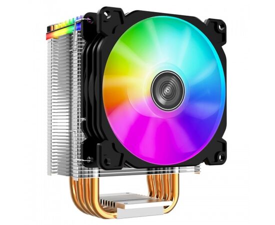  Кулер Jonsbo CR-1400 LGA1366/115X/775/AM4/AM3/3+/AM2/+/FM2/+/FM1(36шт/кор, TDP 125W, PWM, 92mm ARGB Fan, 4 тепловые трубки, 4-pin) Retail 