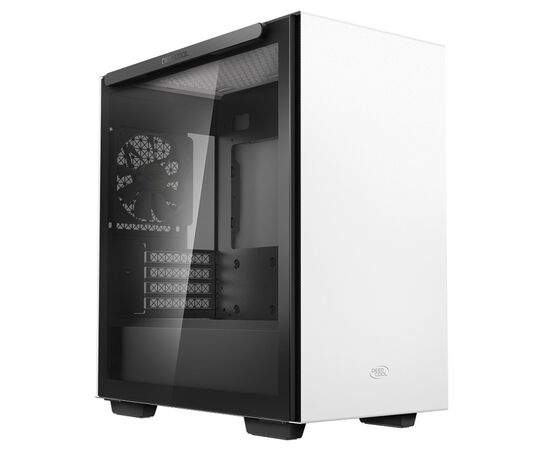  Корпус Deepcool Macube 110 WH без БП, боковое окно (закаленное стекло), белый, mATX 