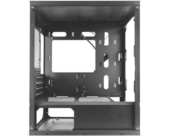  Корпус 1STPLAYER Trilobite T3-G T3-G-BK-4F1 Black mATX TG 4x 120mm LED fans inc 