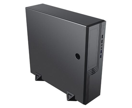  Корпус Powerman EL555BK PM-300ATX 6141876 U3.0*2+U2*2+2*combo Audio: fan 9cm; intrusion switch  Slim Case 