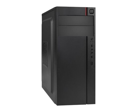  Корпус Exegate AA-440 EX290172RUS Miditower ATX, без БП, 2*USB, аудио, черный 