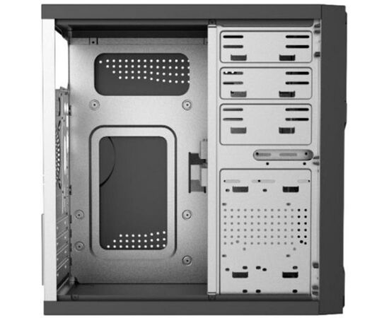  Корпус Foxline FZ-015-SX450R Forza mATX, 450W, 2xUSB2.0, Black, w/o FAN, 12 cm fan PSU, power cord 