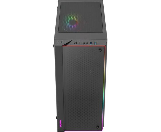  Корпус Aerocool Skribble SKRIBBLE-G-BK-V1 черный без БП ATX 2x120mm 2xUSB3.0 audio bott PSU 