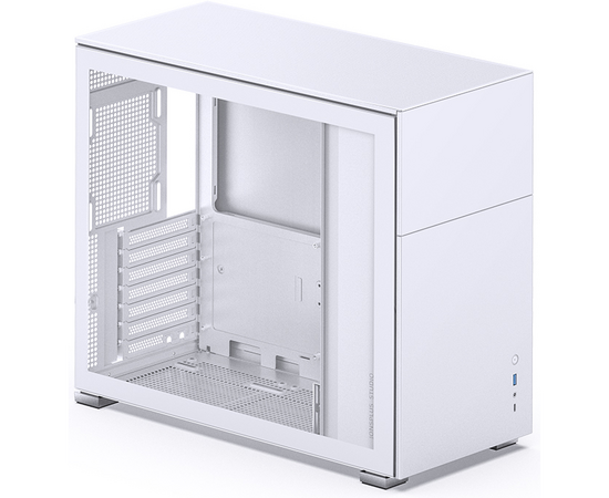  Корпус JONSBO D41 STD White без БП, боковая панель из закаленного стекла, mini-ITX, micro-ATX, ATX, белый 