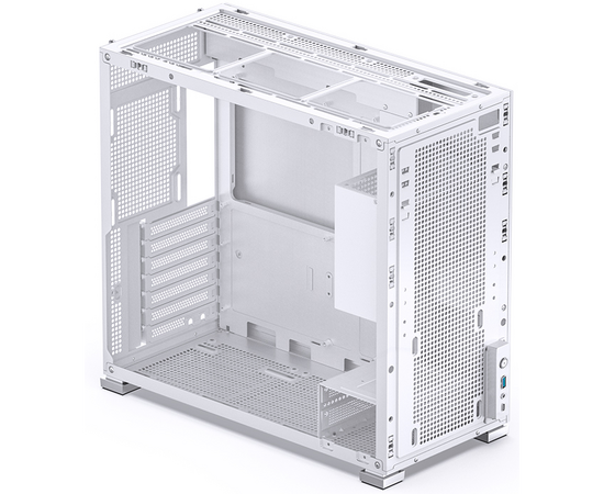  Корпус JONSBO D41 STD White без БП, боковая панель из закаленного стекла, mini-ITX, micro-ATX, ATX, белый 