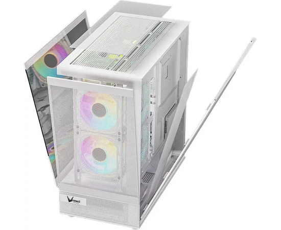  Корпус Formula Crystal Z8 Cosmic (crystal Z8 cos W), Midi-Tower, ATX, без БП, белый 