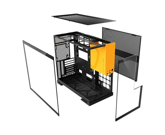  Корпус Geometric Future Model 5 Black Yellow (1AM5WKBY00100) / mid tower, E-ATX 