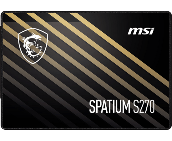  SSD 2.5" 480Gb SATA MSI Spatium S270 (S78-440E350-P83) (R/W 500/450 MB/s, TBW 250) 